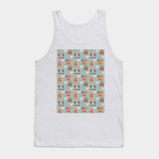 Red Scandinavian cottages Tank Top